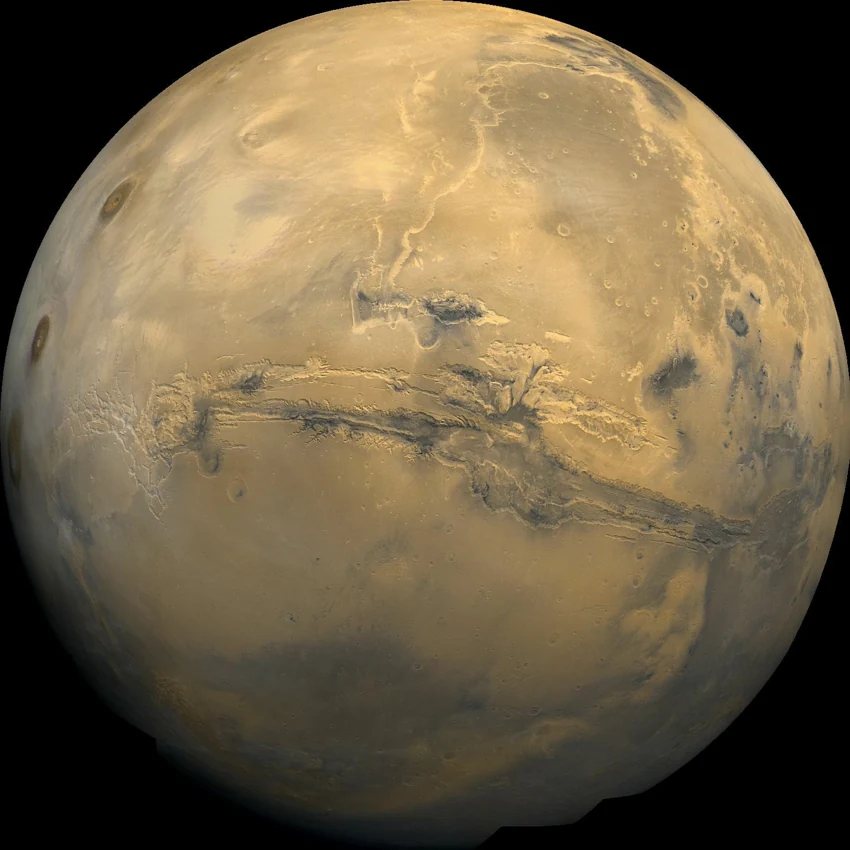 Mangal Dosha - Viking camera mosaic of Mars, not a birth chart.