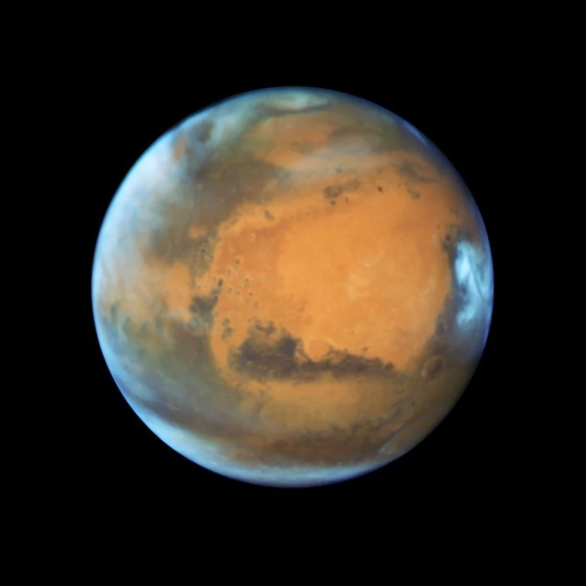 मंगल गोचर कर्क राशि 2026 - Hubble camera image of Mars from May 2016, used as an astronomy illustration.